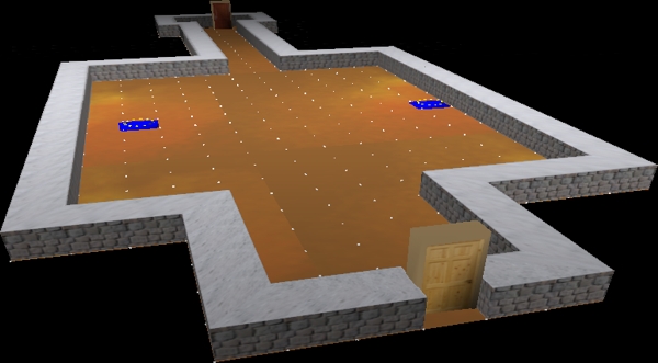 View of a simple dungeon